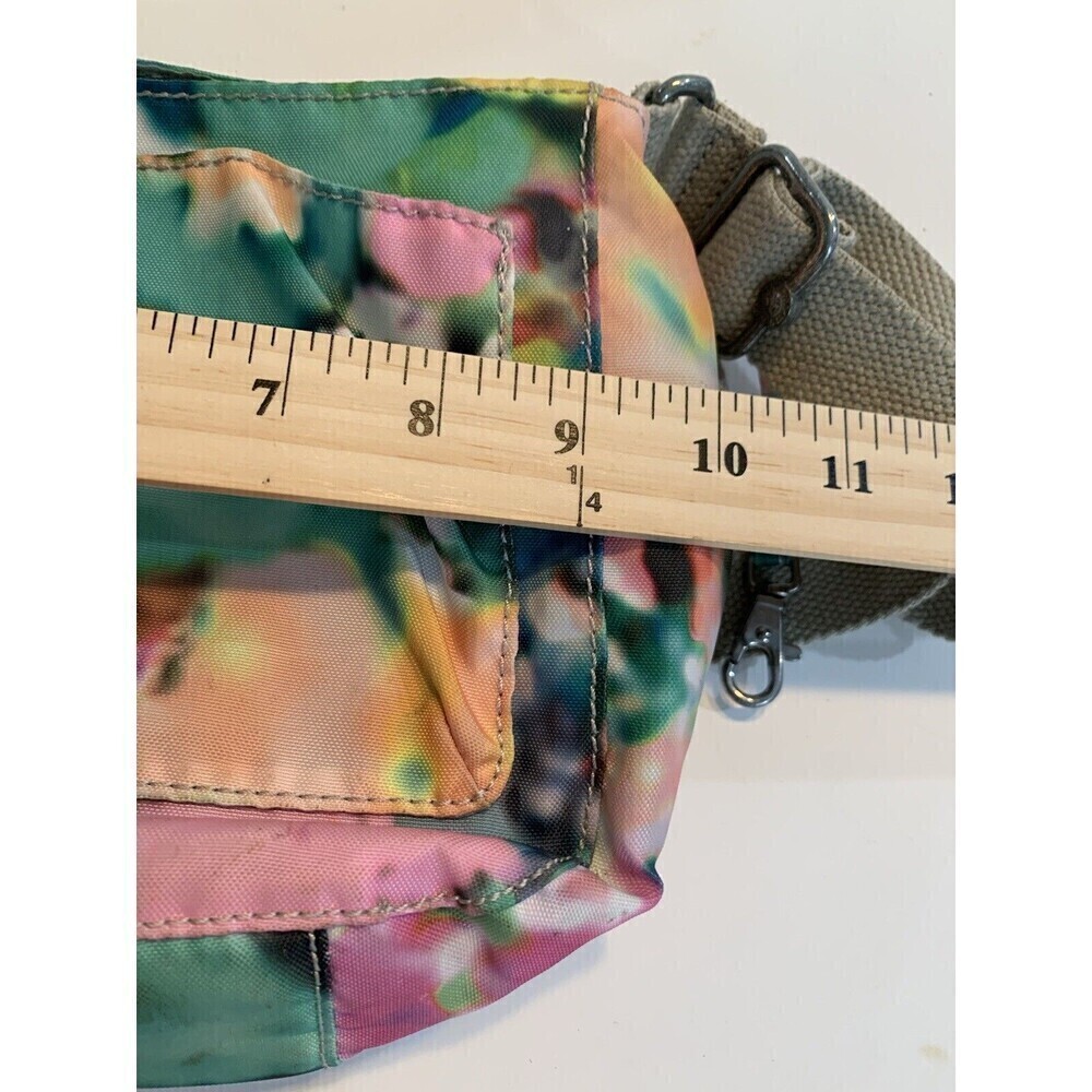 Kipling Womens Shoulder Handbag Floral Nylon Vibrant Colors Purse Spring - Picture 14 of 15